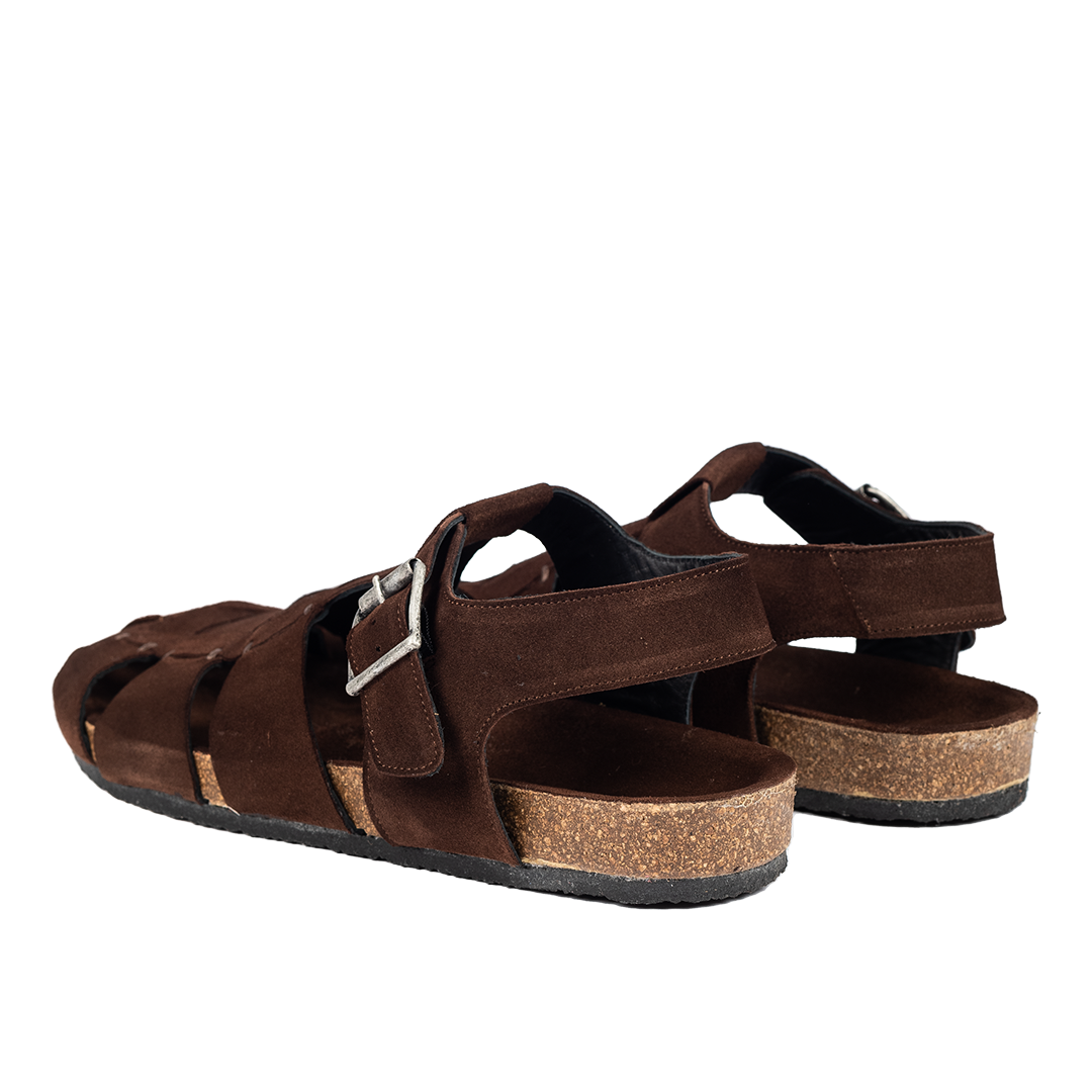 Sandal with soft footbed