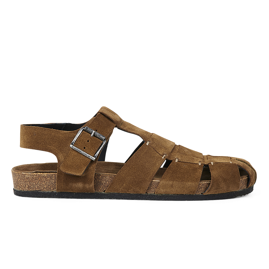 Sandal with soft footbed