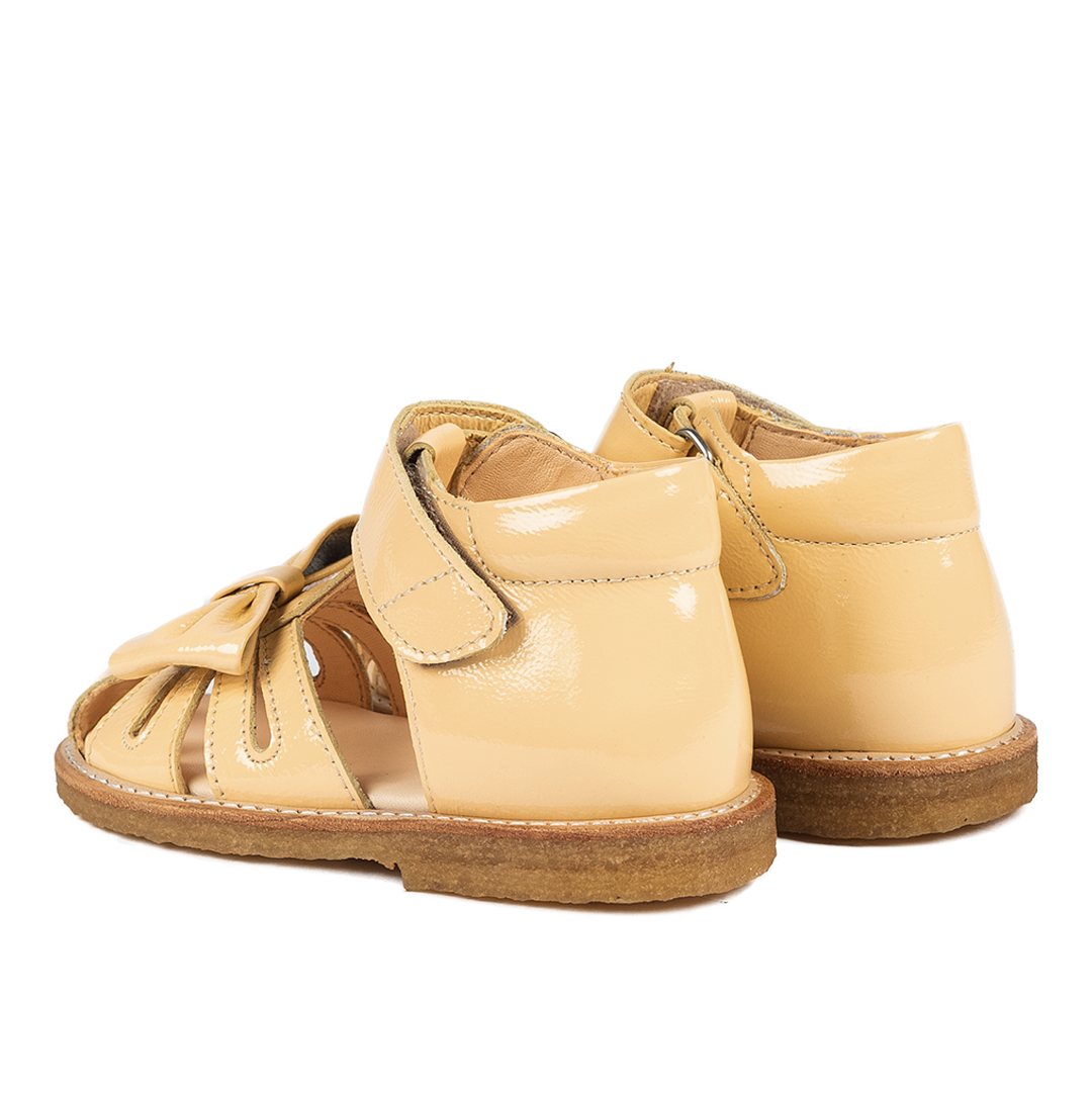 toddler sandal with bow and velcro closure
