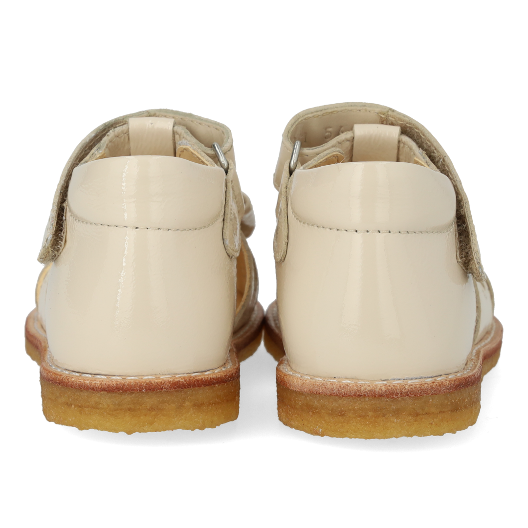 Toddler sandal with bow and velcro closure