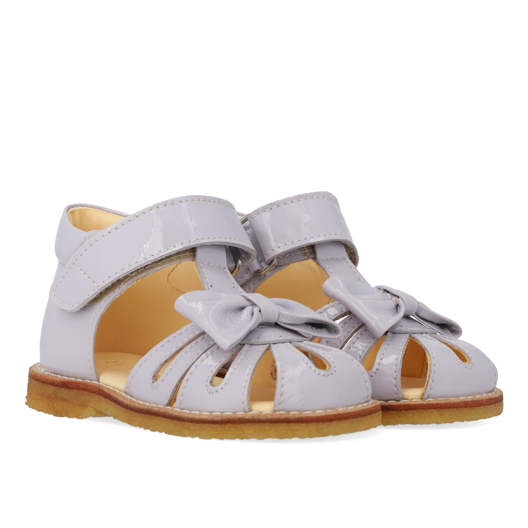 Toddler sandal with bow and Velcro closure