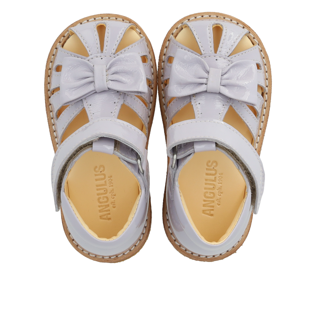 Toddler sandal with bow and Velcro closure