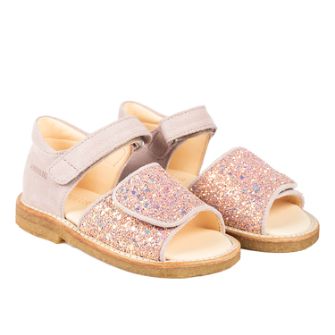 Sandal with sparkling glitter detail