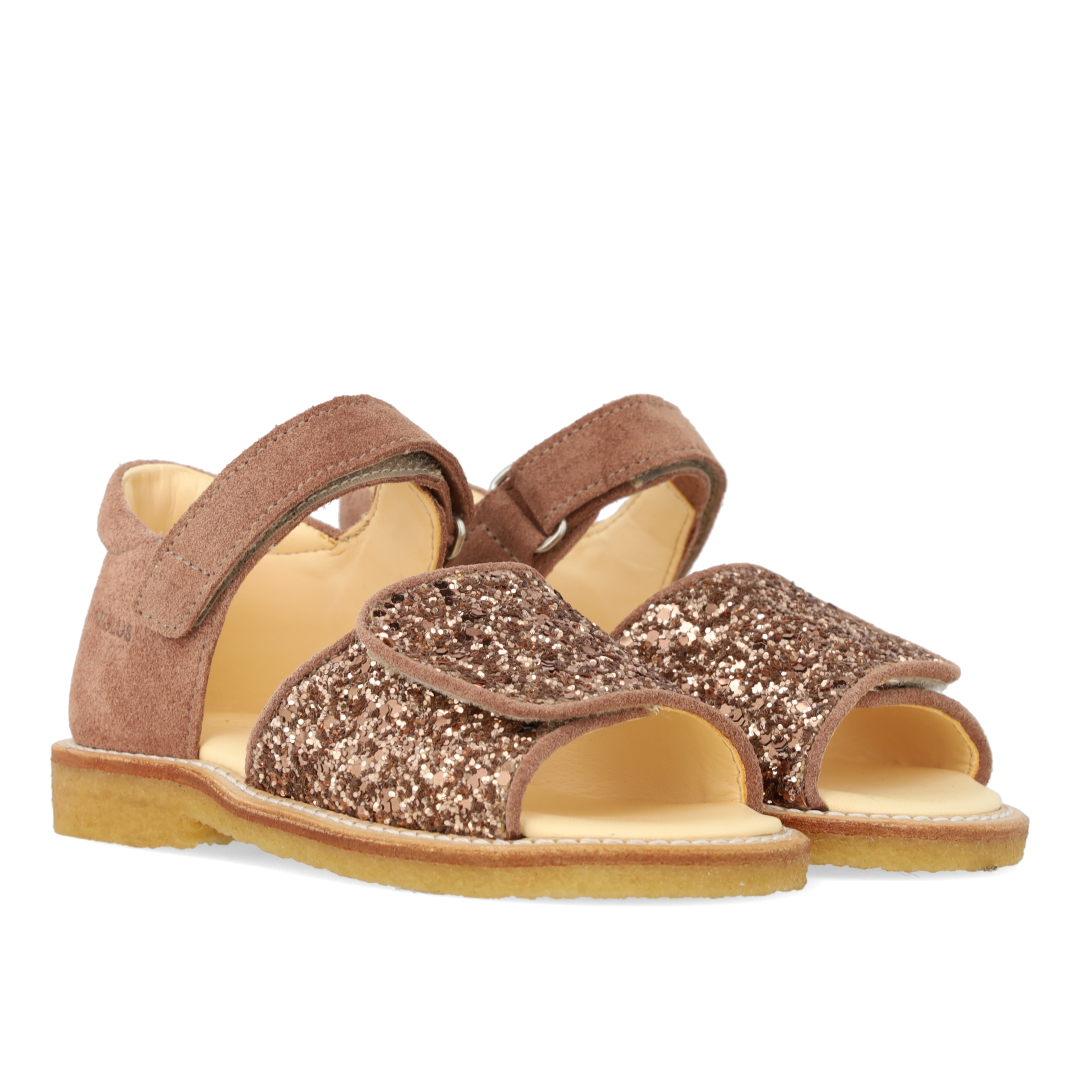 Sandal with sparkling glitter detail