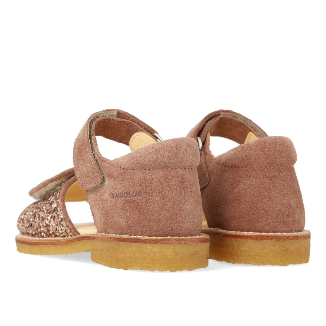 Sandal with sparkling glitter detail