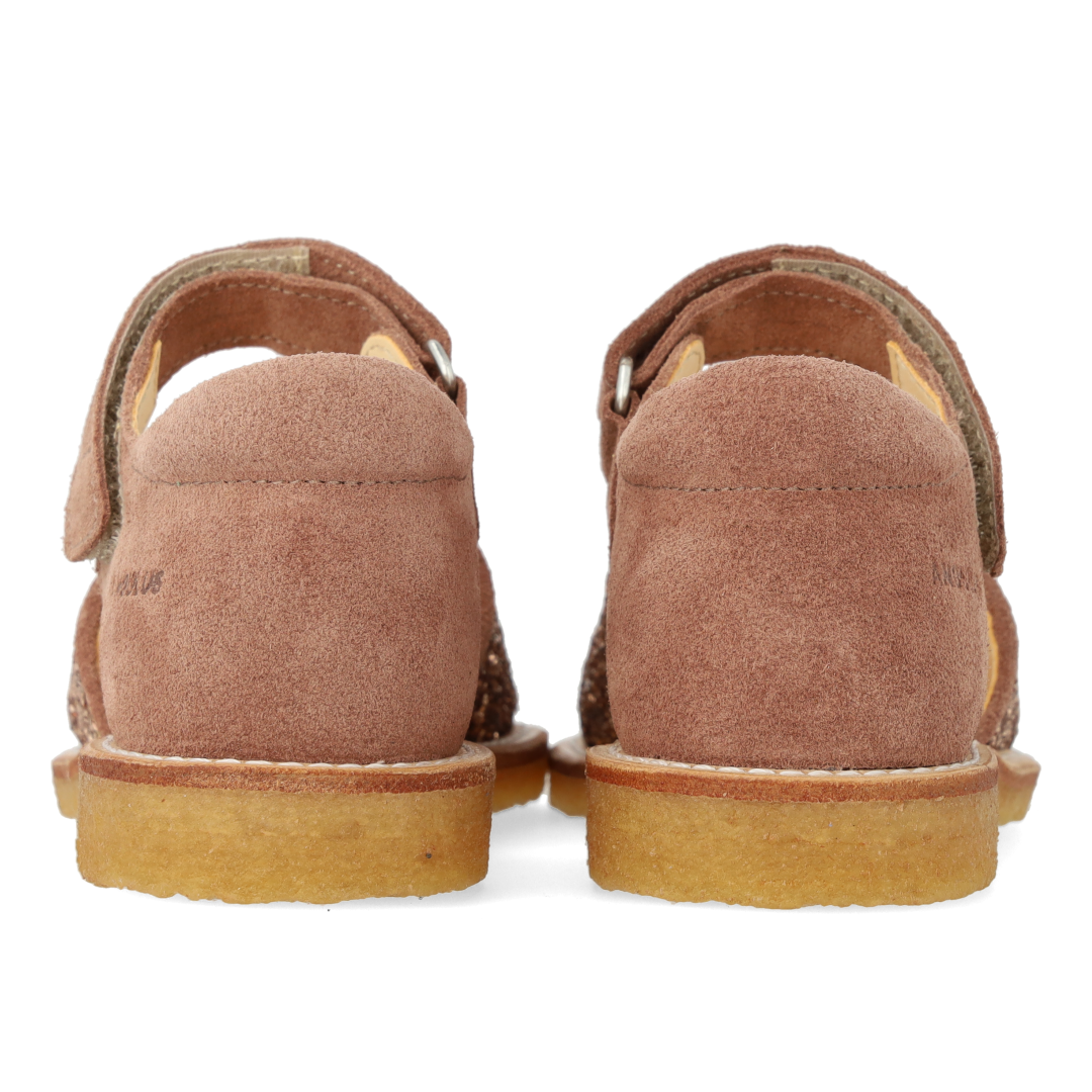 Sandal with sparkling glitter detail
