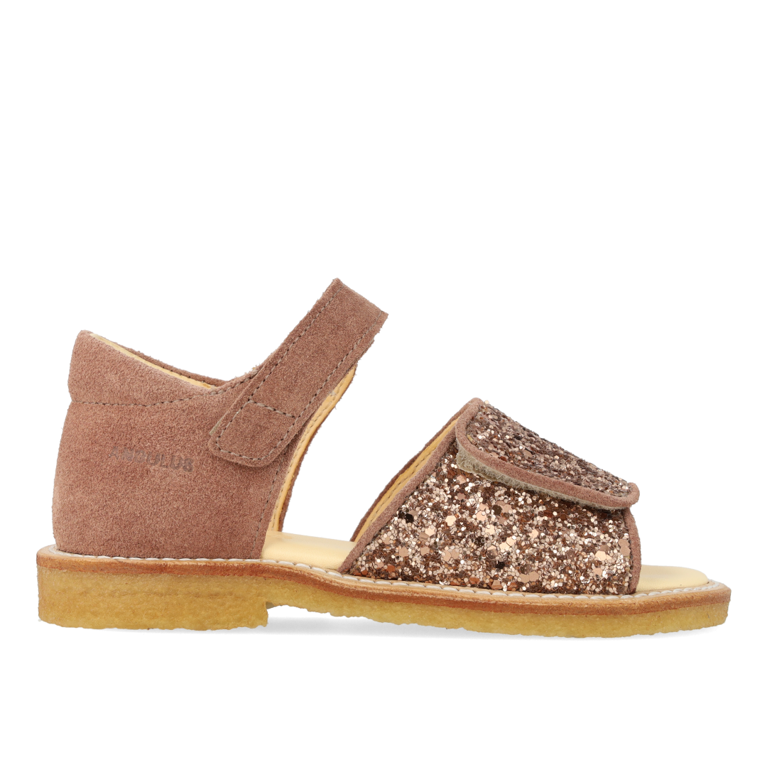 Sandal with sparkling glitter detail