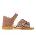 Sandal with sparkling glitter detail