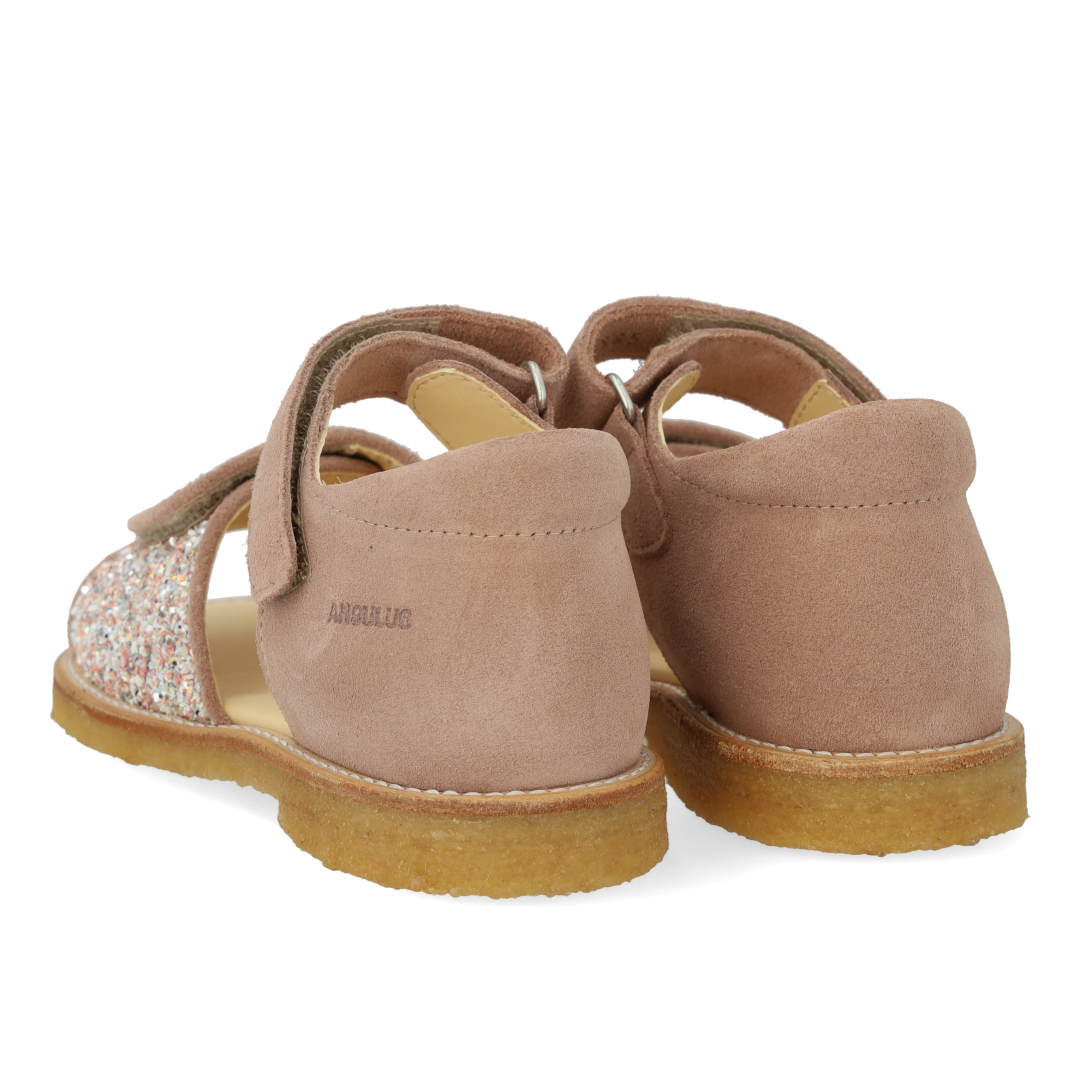 Sandal with sparkling glitter detail