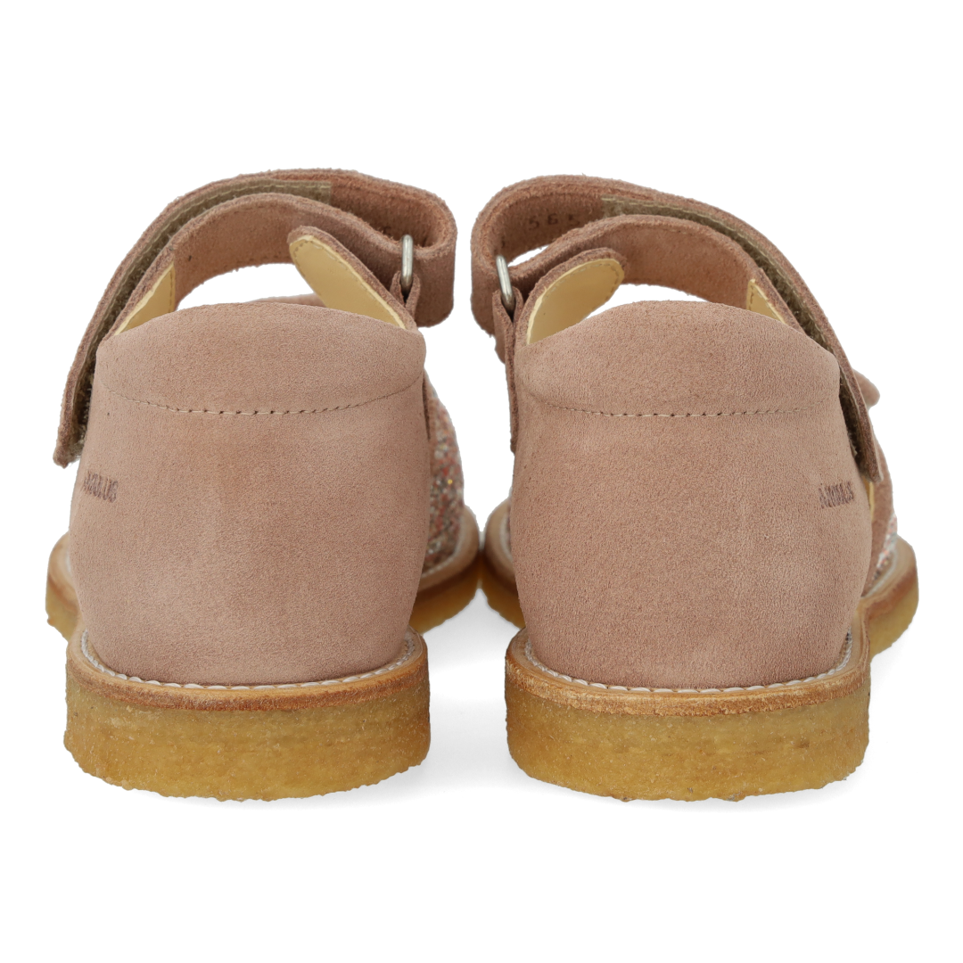 Sandal with sparkling glitter detail