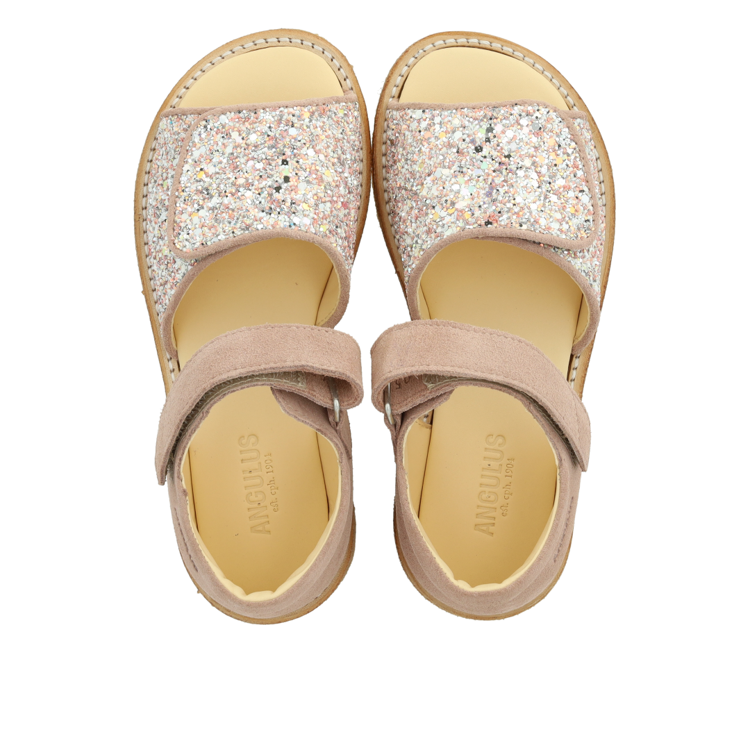 Sandal with sparkling glitter detail