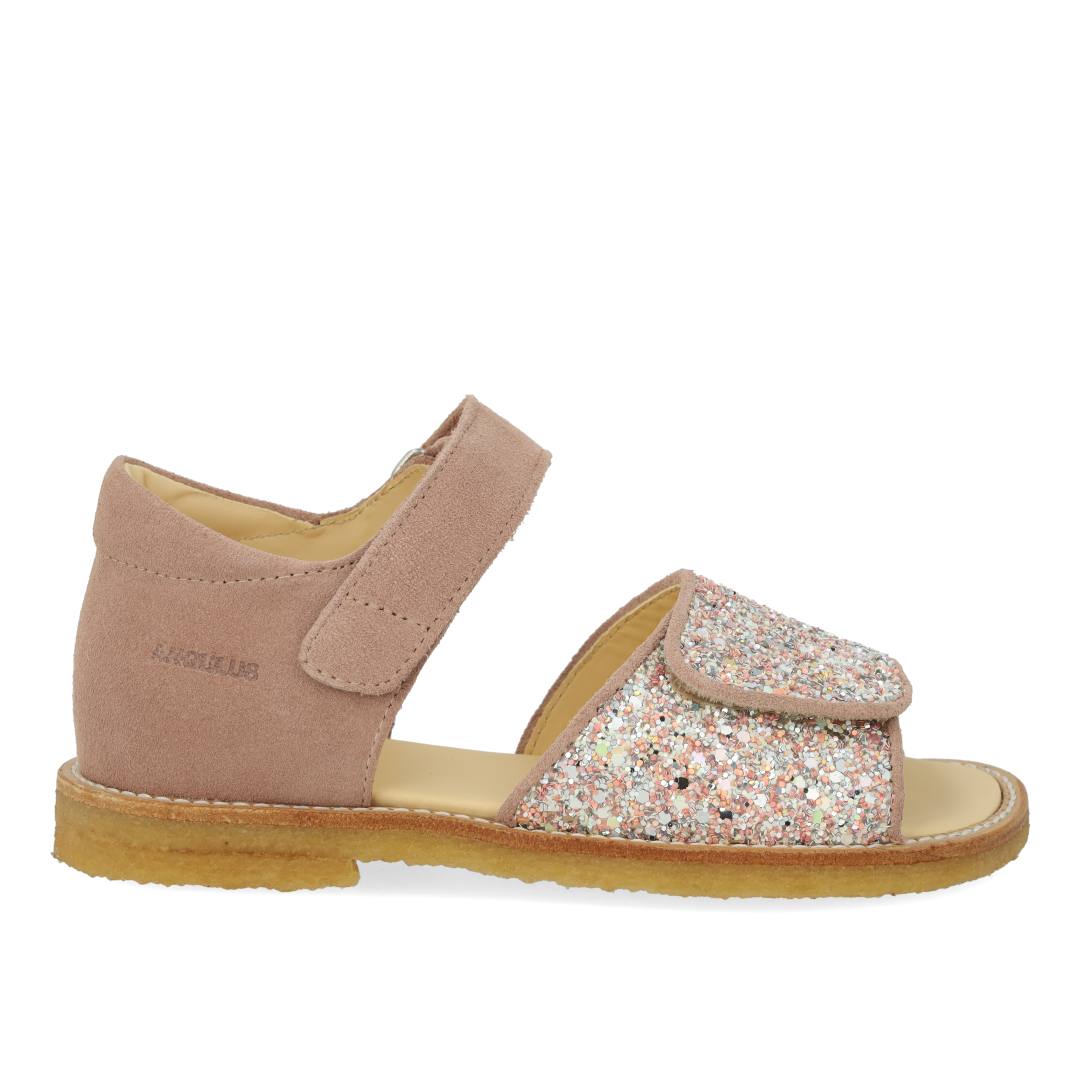 Sandal with sparkling glitter detail
