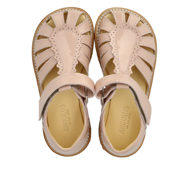 Sandal with drop detail and velcro closure