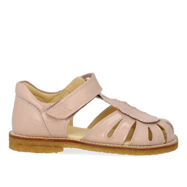 Sandal with drop detail and velcro closure