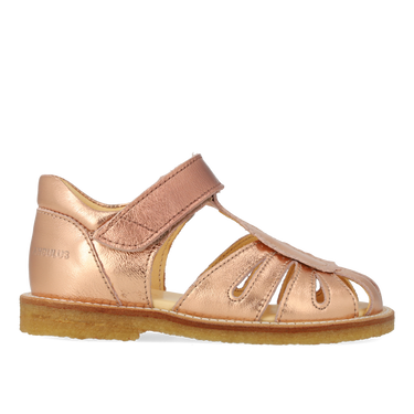 Sandal with drop detail and velcro closure