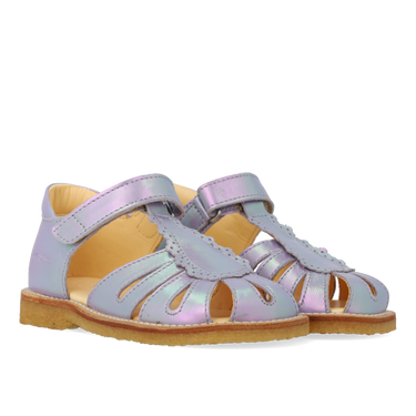 Sandal with drop detail and velcro closure