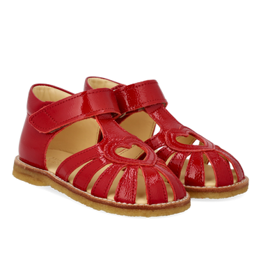 Starter heart sandal with velcro closure