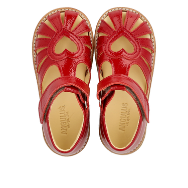 Starter heart sandal with velcro closure