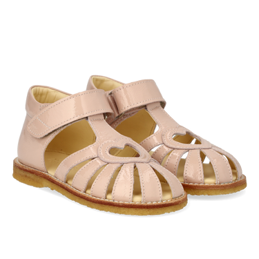 Starter heart sandal with velcro closure