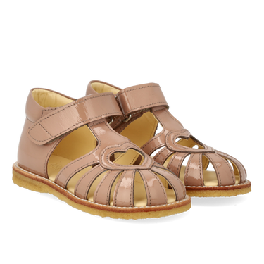 Starter heart sandal with velcro closure