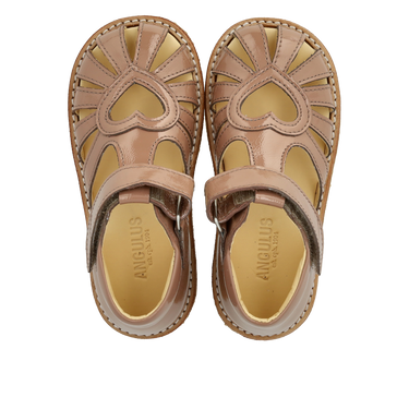 Starter heart sandal with velcro closure