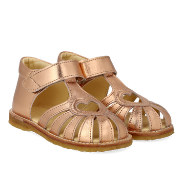 Starter heart sandal with velcro closure