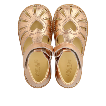 Starter heart sandal with velcro closure