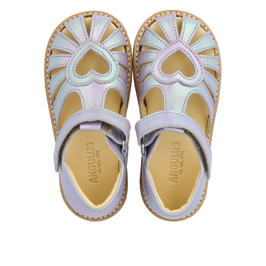 Starter heart sandal with velcro closure