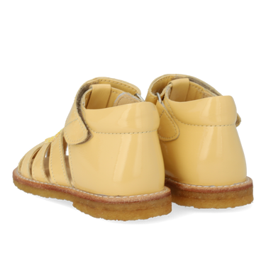 Heart sandal with glitter and velcro closure