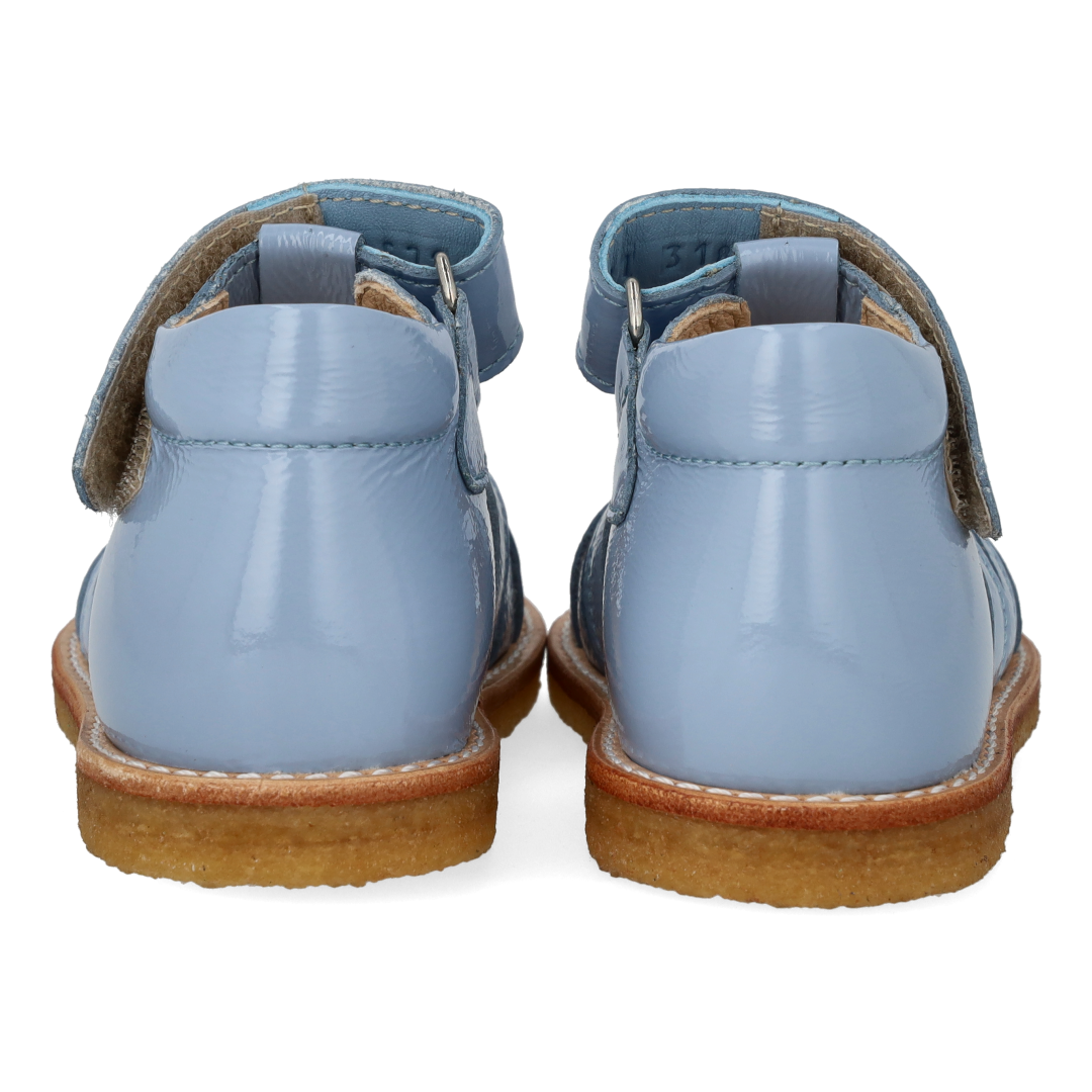 Heart Sandal with Glitter and Velcro Closure