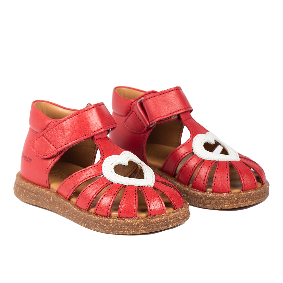 Toddler heart sandal with Velcro closure