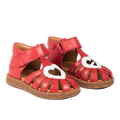Toddler heart sandal with Velcro closure