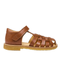 Braided sandal with adjustable Velcro closure