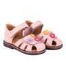 Angulus starter sandal with floral applications