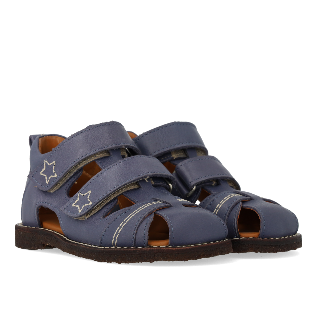 Star-embroidered sandal