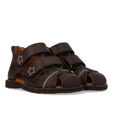 Sandal with star embroidery