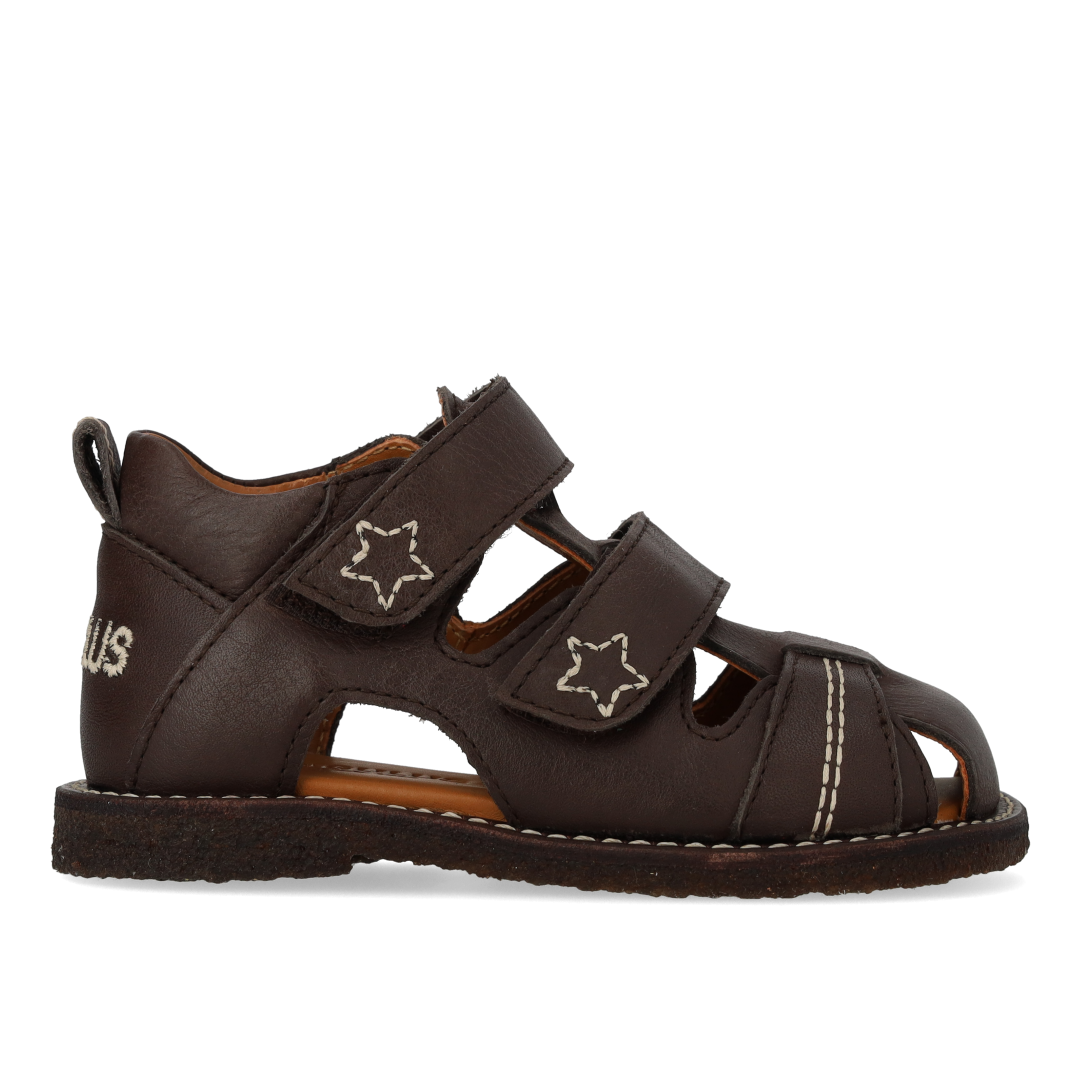 Sandal with star embroidery