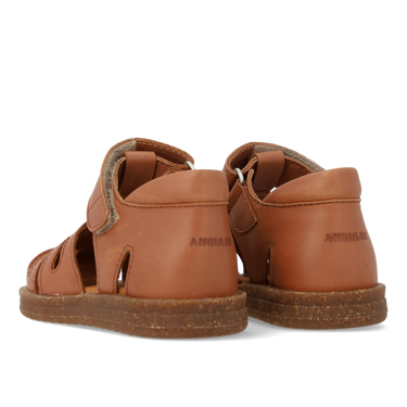 Starter sandal with sparkling glitter hear