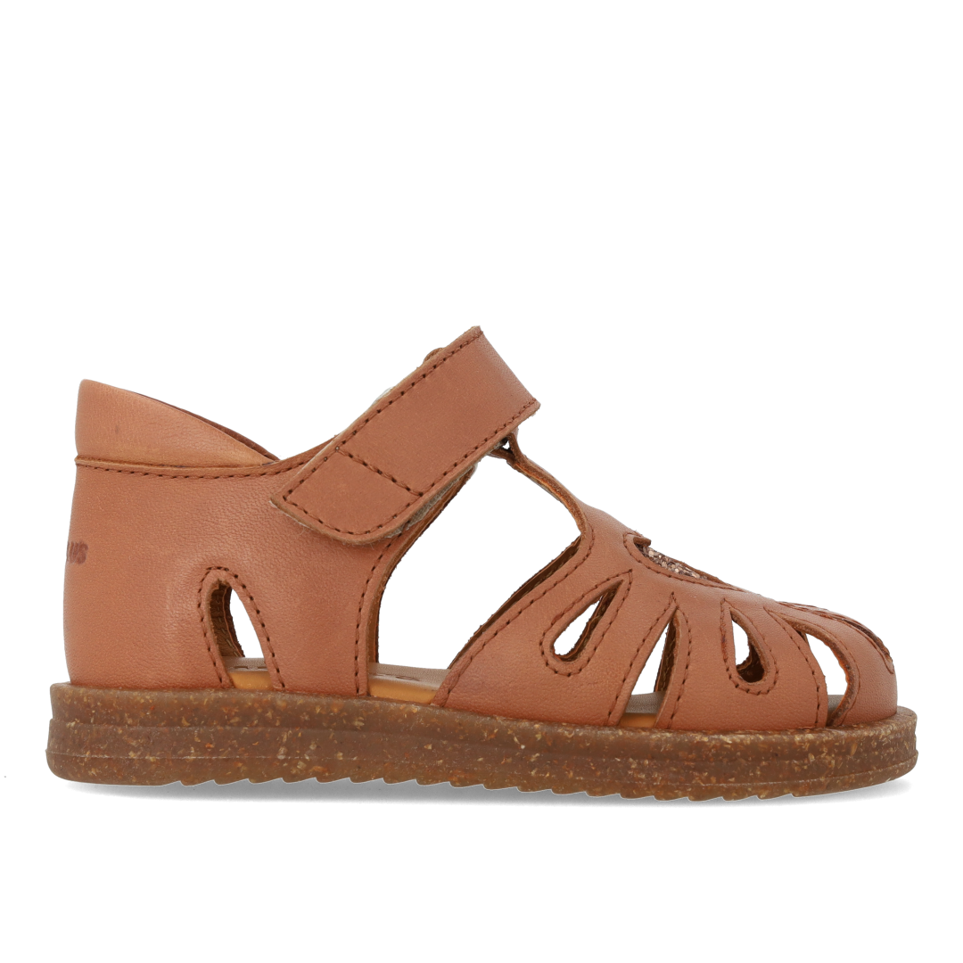Toddler sandal with sparkling glitter heart