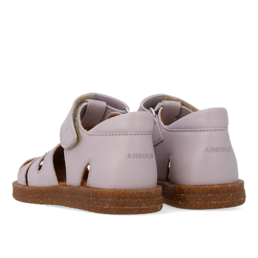 Starter sandal with sparkling glitter hear