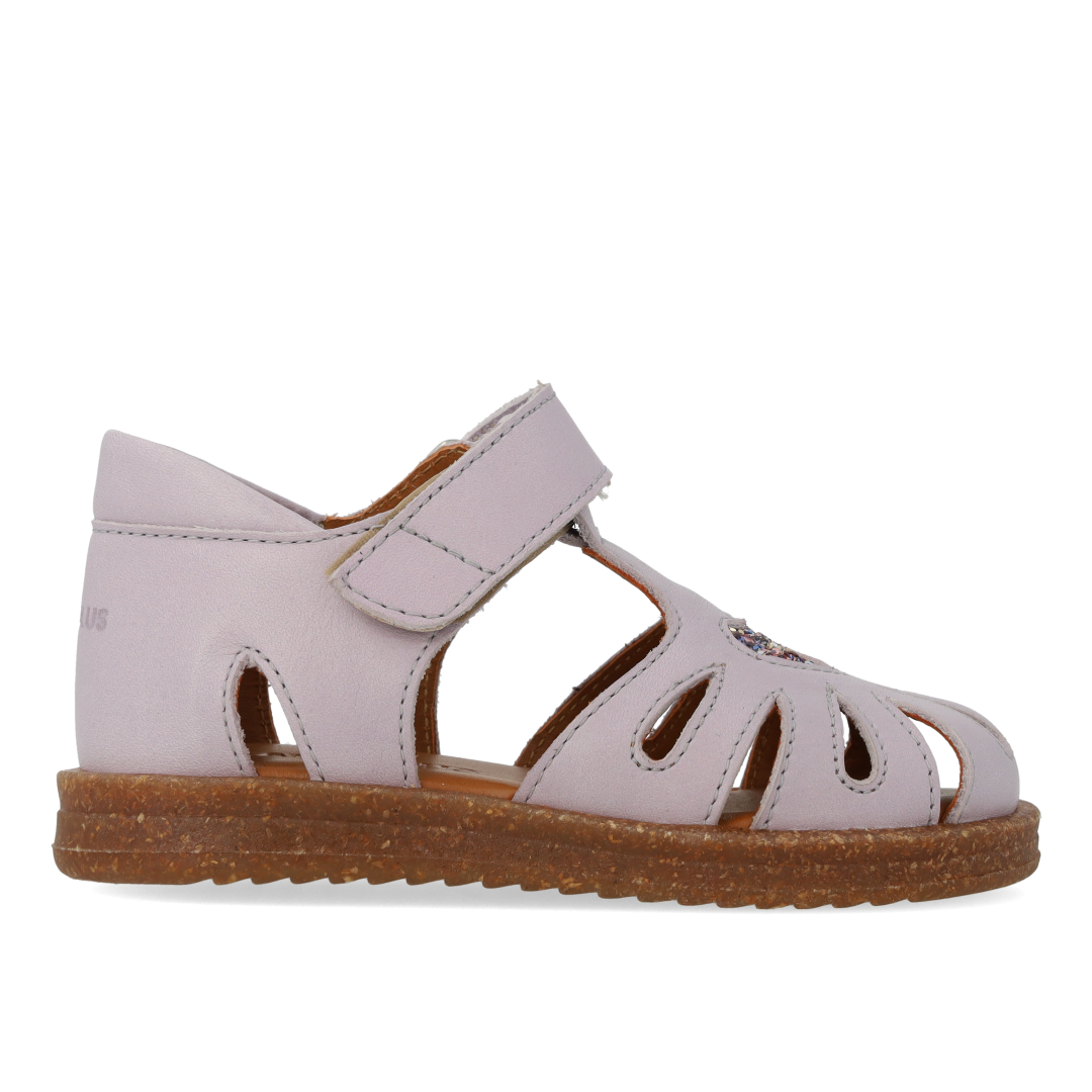 Toddler sandal with sparkling glitter heart
