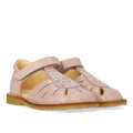 Sandal with teardrop detail in sparkling glitter