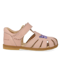Closed-toe sandal with butterfly