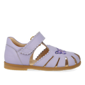 Closed-toe sandal with butterfly