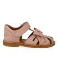 Closed-toe sandal with bow