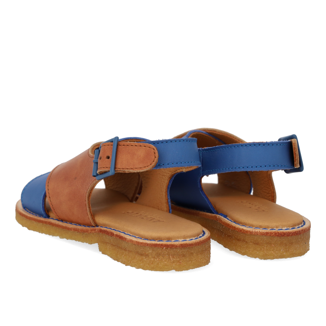 Cross-strap open-toe sandal
