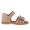 Sandal with open toe and double velcro