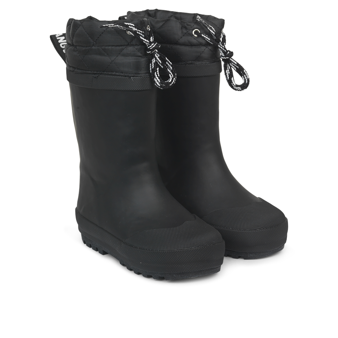 rain boot with wool lining