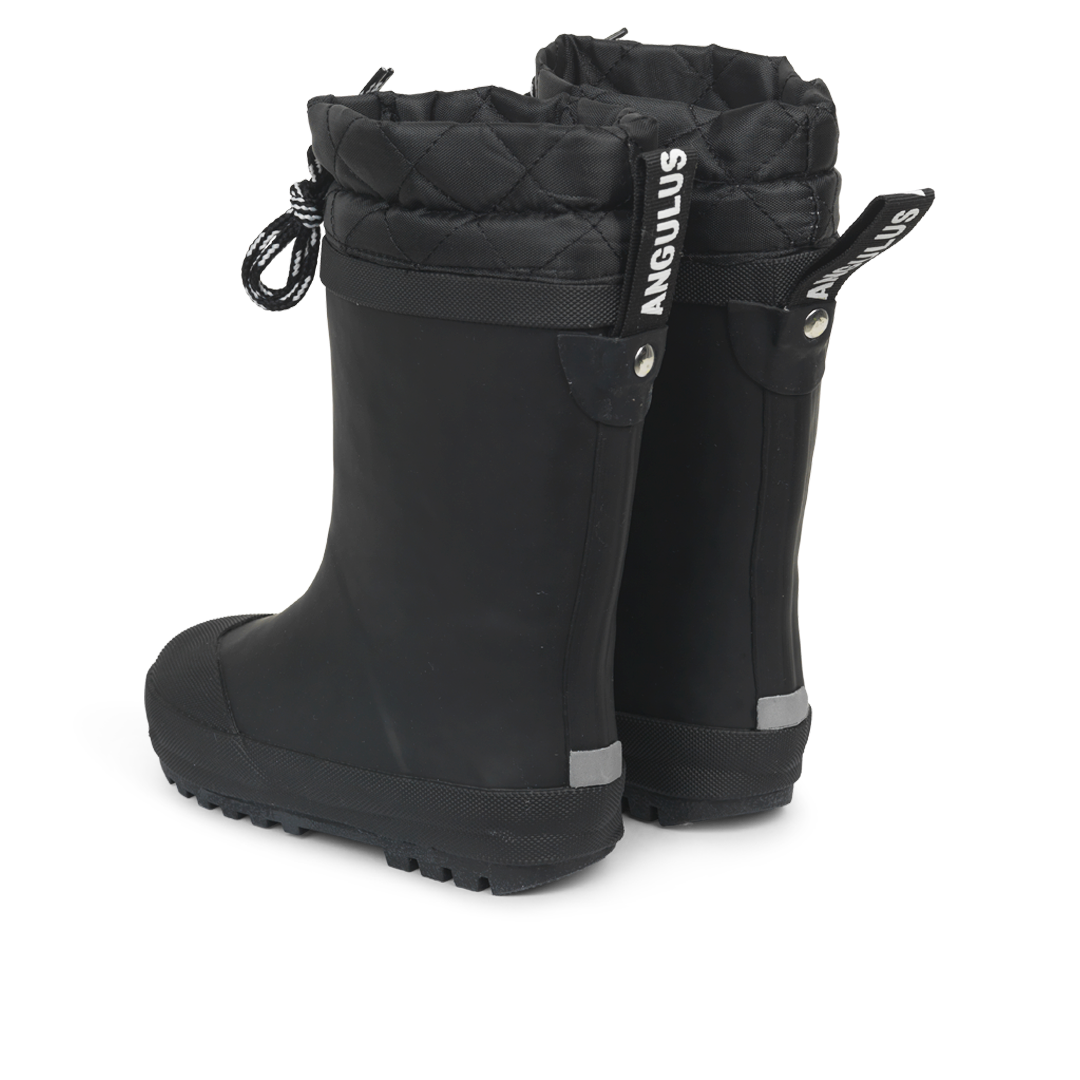 rain boot with wool lining