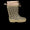 Rubber boot with wool lining